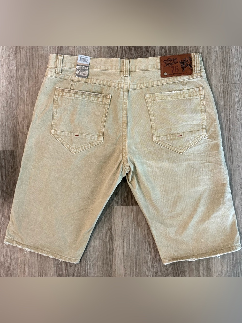 Men's Distressed Denim Shorts by Heritage by America 1776 size 40-New - Picture 7 of 9